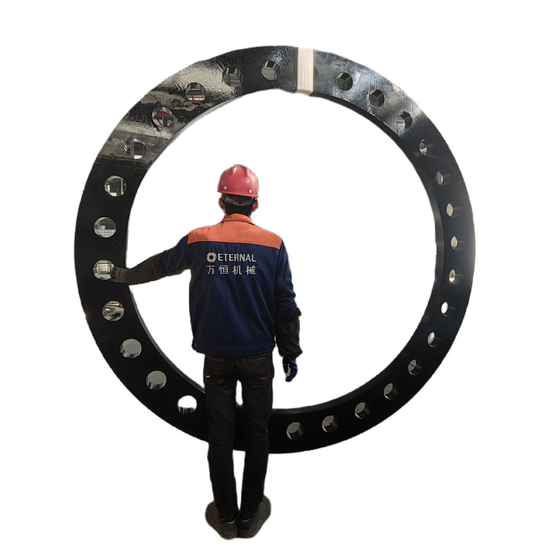 Forjando anillo de brida de acero inoxidable dúplex con material Saf2304 y tamaño hasta el diámetro de 2500 mm 