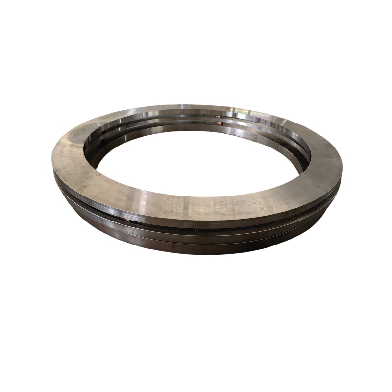 Anillo de cojinete de forjado de acero de aleación con material 34crnimo6 y tamaño de hasta 2500 mm 